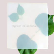 feuilles de caoutchouc de silicone transparent de qualité médicale de nourriture